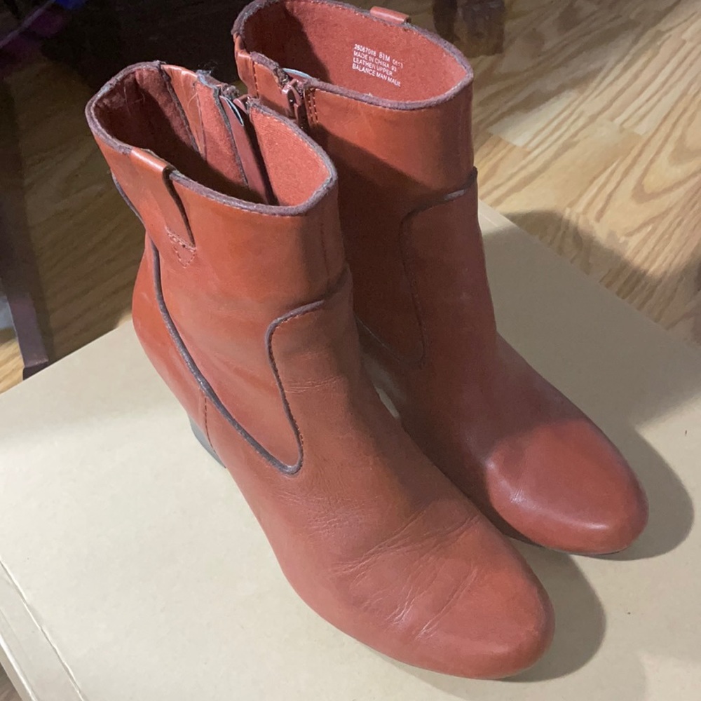 Clarks leather boots